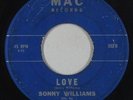 Doo-Wop/R&B 45 - Sonny Williams - Love/Oh, Why  Cha-Cha-Cha - Mac - mp3 obscure