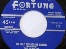 THE DIABLOS The Way You Dog Me Around 45 EX MINT- FORTUNE 518 DOO-WOP ROCKER