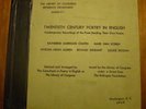 Twentieth Century Poetry in English on 78 rpm Library of Congress Reference 1949