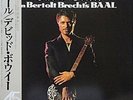 DAVID BOWIE Bertolt Brecht's Baal JAPAN LP 1982 Gelbes RCA Label 1.Pressung NEU