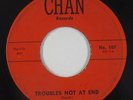 Doo-Wop/R&B 45 - Cupids - Troubles Not At End/I Don't Know - Chan - mp3