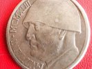 BENITO MUSSOLINI MCMXVIII IN HELMET ITALIA 20 LIRA MEDAL COIN TOKEN FANTASY ITEM