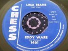 Rare '51 R&B Blues Doo Wop CHESS Rocker 45 Eddy Ware Lima Beans / Wandering HEAR