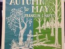 FRANKLIN & HAYES autumn to may RARE PRIVATE FOLK psych OHIO lp ORIGINAL