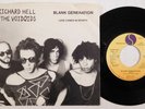 RICHARD HELL & THE VOIDOIDS Blank Generation SIRE PROMO 45 w ps mono/stereo kbd
