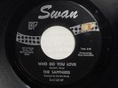 Sapphires - Who Do You Love   M-   1963