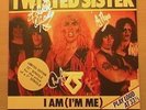 TWISTED SISTER,  I AM (I'M ME),  AUTOGRAPHED,  RECORD.