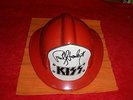 KISS - PAUL STANLEY **RED** FIREHOUSE HELMET // Helm  RARE HOLY GRAL No Aucoin