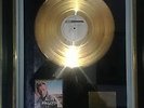 JOHNNY HALLYDAY RARE DISQUE D'OR DORE OR FIN DE GANG 1994 EDITION LIMITEE 30 EX