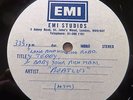 THE BEATLES Rare 1970 EMI Abbey Road Acetate Featuring Three Songs