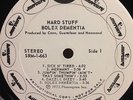 Hard Stuff - Bolex Dementia LP RARE WHITE LABEL PROMO hard rock Bullet
