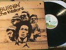 BOB MARLEY & THE WAILERS Burnin LP 1st Press 1973 Island SMAS-9338 Reggae Vinyl