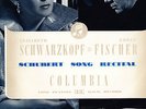 33CX 1040 B/G UK ELISABETH SCHWARZKOPF / EDWIN FISCHER SCHUBERT SONG RECITAL NM