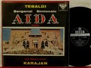 SXL 2167-8-9 WB ED1 Verdi, Aida Tebaldi, Bergonzi, Karajan, Vienna Philharmonic