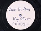 78 RPM --  King Oliver's Creole Jazz Band, 1 sided Decca shellac test 