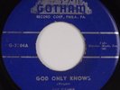 THE CAPRIS: God Only Knows / That’s What GOTHAM Doo Wop ORIG 45 VG+ Rare HEAR
