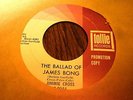 Jimmie Cross 45 The Ballad Of James Bong TOLLIE PROMO