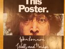 JOHN LENNON APPLE SHOP POSTER FOR 'WALLS AND BRIDGES'