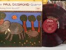 PAUL DESMOND QUARTET: Orig FANTASY RED WAX ’56 jazz VINYL LP RARE DG