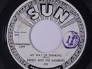 RANDY & RADIANTS: My Way Of Thinking / Truth From My Eyes 45 (dj, rubber stamp/