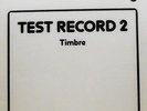 Test Record 2: Timbre, 1981 Opus 3 (Sweden) Audiophile LP
