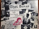 jazz signed LP CHET BAKER PACIFIC JAZZ “Sings Plays +Bud Shank” orig DG mono NM