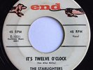 Doo wop soul 45 STARLIGHTERS “Its Twelve O’Clock” on END orig ‘58 Van McCoy HEAR
