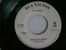 PROMO 45: ELVIS PRESLEY - THAT'S ALL RIGHT / BLUE MOON OF KENTUCKY