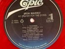 Iron Maiden no prayer for the dying USA RED VINYL LP EX+ 1A/1A  1st run