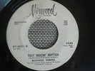 RARE NORTHERN SOUL 45 rpm RICHARD TEMPLE on MIRWOOD PROMO lb THAT BEATIN RHYTHM