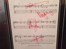 AC/DC Signed Song Sheet 