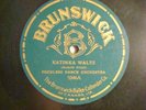 78 : RARE LABEL  CANADIAN VERTICAL BRUNSWICK 5046-PEERLESS DANCE ORCHESTRA-1917