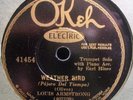 Okeh 41454  Louis Armstrong  Weather Bird/Dear Old Southland  1930