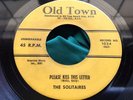 Original Doo wop 45 : The Solitaires   Walking Along   Old Town 1034
