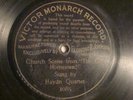 78:PRE DOG ELDRIDGE JOHNSON MONARCH-3085-HAYDN QUARTET-CHURCH SCENE-OLD HOMESTEA