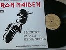 IRON MAIDEN-2 MINUTES TO MIDNIGHT-Rare Mexican Record Promo EMI
