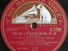 Trio di Trieste. Schubert (Piano trio op. 99). HMV C 7729-32 (4). NM(-)