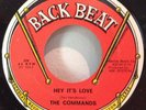 The Commands 1966 Hey It's Love 45 Back Beat 104 RARE Top Northern Soul NOS MINT