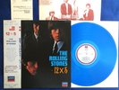 ROLLING STONES 12X5 JAPAN ?BLUE VINYL? LIMITED PRESS w/Obi &Insert NM