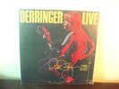 RICK DERRINGER LIVE LP on BLUE SKY BLUES ROCK   Rare SIGNED AUTOGRAPHED 1977
