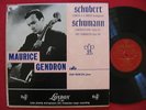 MAURICE GENDRON CELLO / FRANCAIX   SCHUBERT/SCHUMANN   LONDON LL 654 UK PRESS LP