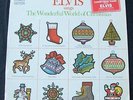 ELVIS PRESLEY - SINGS WONDERFUL WORLD OF CHRISTMAS LP - BONUS - STICKER - NM