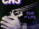 CHANNEL THREE CH3 -FEAR OF LIFE LP, POSH BOY, '82 PUNK KBD, ORIGINAL, INSERT, M-