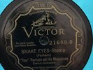 Victor 21659 TINY PARHAM MUSICIANS Snake Eyes w PUNCH MILLER  HOT E+ 1928 78 rpm