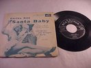 Eartha Kitt 45 Vinyl Record with Picture Sleeve Santa Baby