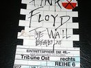 TICKET Konzertkarte PINK FLOYD Concert THE WALL Tour DORTMUND 1981 Roger Waters