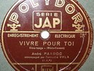 78 TOURS/DJANGO REINHARDT/MICHEL WARLOP/ ORCHESTRE VOLA/ANDRE PASDOC/ POLYDOR