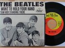 BEATLES I Want To Hold Your Hand/Saw Her Standing There 45 Pic Sleeve Cigarette