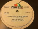 Dennis Drown Don't Wat To Be No General Rare Killer Roots 12