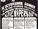 Newport 69 Rock Festival Hand Bill. Original Jimi Hendrix Spirit Jethro Tull etc